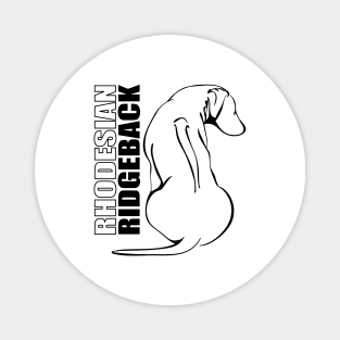 Rhodesian Ridgeback profile dog gift idea Magnet